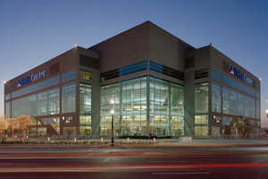 Catch a NHL hockey game, NBA basketball game, concert, or attend a convention at the Delta Center!