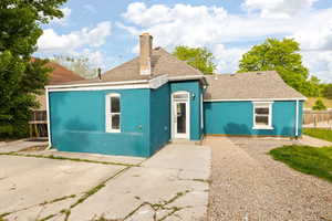 View of back of property