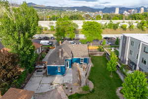 Aerial perspective of property