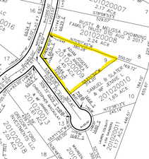 Map of parcels