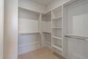 View of spacious closet