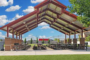 City owned  pavilion and picnic area