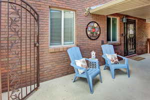 View of patio