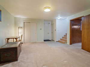 Interior space featuring stairway