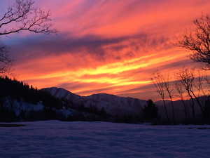 View of mountain background