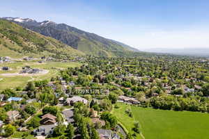 Bird's eye view of mountains