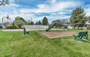 View of community playground