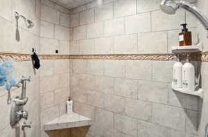 Bathroom with a shower