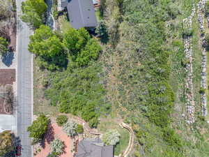 Aerial view of property and surrounding area