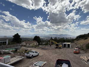 View of mountain background