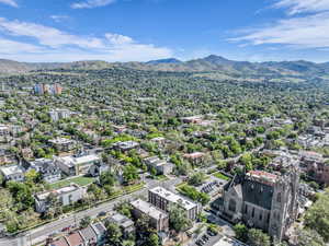Aerial view of mountains