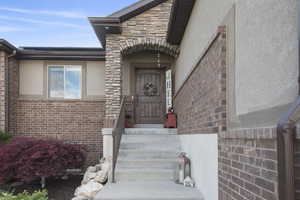 View of front porch