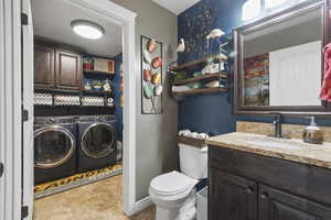 Bathroom and seperate laundry