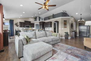 Open concept living room and Kitchen