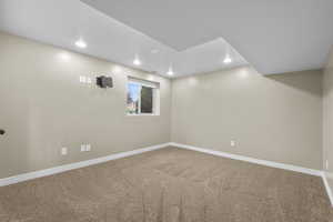 Basement bedroom