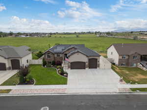Aerial view of property and surrounding area
