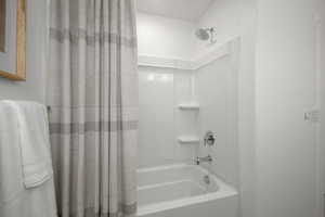 With spa-like finishes and calming tones, this full bath helps you reset and recharge. *model