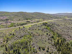Aerial view of mountains