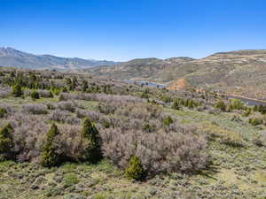 View of mountain backdrop