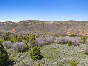 View of mountain background