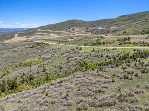 View of mountain backdrop