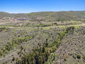 Drone / aerial view of mountains