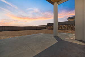 View of patio / terrace featuring a fenced backyard