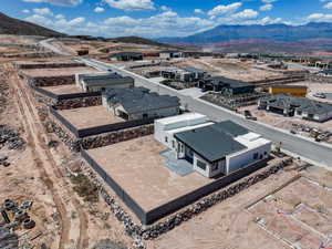 Drone / aerial view of mountains
