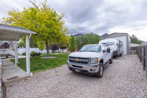 View of vehicle parking