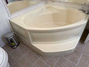 Bathroom featuring tile patterned flooring