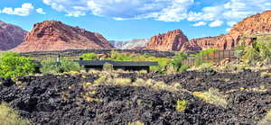 View of mountain background