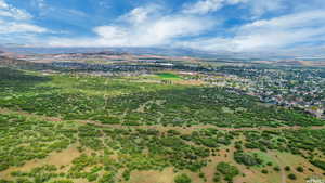 Bird's eye view of mountains