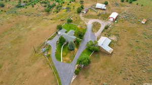 Aerial view of property and surrounding area