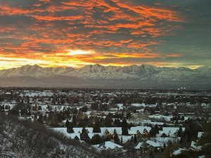 View of mountain background