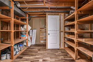 View of storage room