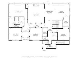 Property floor plan of level 1