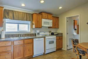 Kitchen in guest ranch home