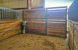 Stalls with access to outside for loading