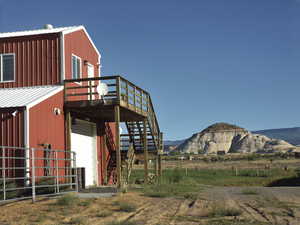 Steps to Apartment above Barn