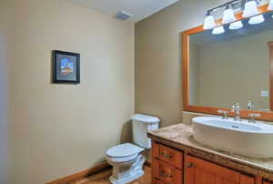 1/2 Bath on Main Floor