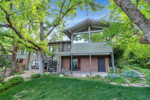 Rear view of property