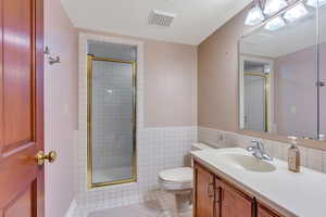 3/4 bath in basement