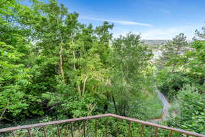 Beautiful views of valley and trees