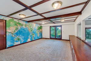 Carpeted rec room