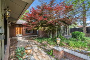 Inviting entry to home