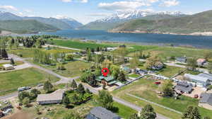 Bird's eye view of Deer Creek and Wasatch Back mountain view
