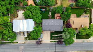 Aerial view of subject property
