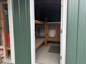 View of exterior entry
