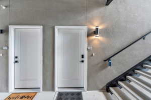 View of exterior entry