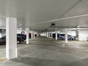 Two garage stalls in secure garage.